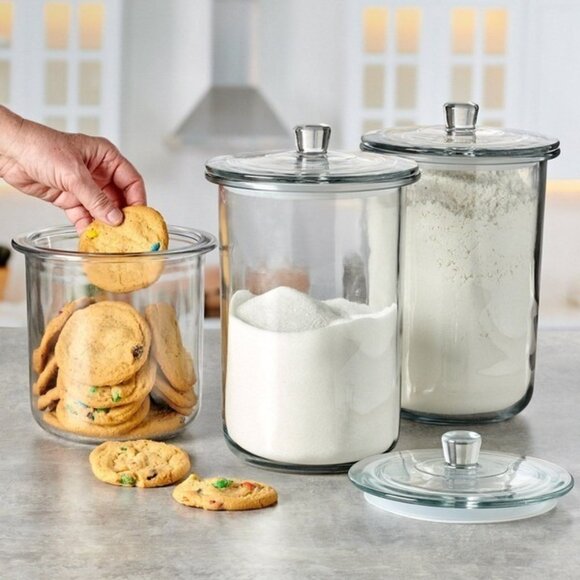 Anchor Hocking Goode Sundry Jar, 3-count - Picture 1 of 5